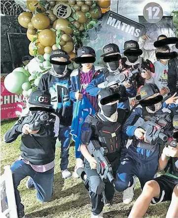  ?? ?? Todo inició por una fiesta infantil del hijo de Julio César Domínguez.