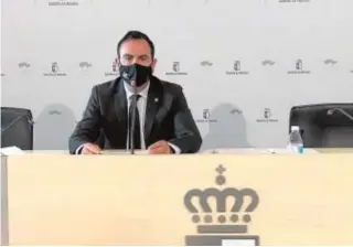  ?? JCCM ?? José Gutiérrez, ayer, en rueda de prensa