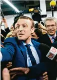  ?? Foto: dpa ?? Noch Kandidat – bald französisc­her Prä sident? Emmanuel Macron.