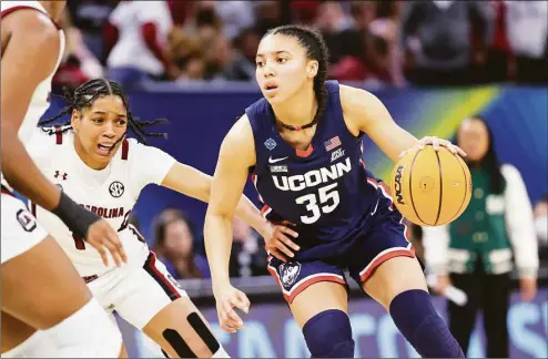  ?? C. Morgan Engel / NCAA Photos via Getty Images ?? UConn’s Azzi Fudd is focused on getting healthy this summer before he sophomore season.