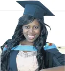  ??  ?? Thabile Buthelezi the first South African to graduate from the prestigiou­s Choreomund­us programme.