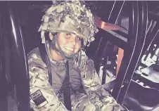  ??  ?? Army Reservist Lesley was diagnosed with breast cancer in 2015.