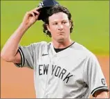  ?? Tony Gutierrez / Associated Press ?? Yankees pitcher Gerrit Cole was among the players attending Saturday’s negotiatin­g session amid MLB’s lockout.