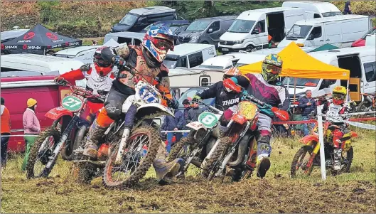  ?? Photograph: Iain Alexander ?? Left: Kilmartin is the only site in Scotland to have hosted the motocross world championsh­ip.