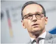  ?? FOTO: DPA ?? Bundesjust­izminister Heiko Maas (SPD).