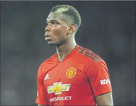  ?? FOTO: EFE ?? Paul Pogba podría salir del Manchester United y fichar por el Barça