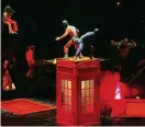  ?? JAE C. HONG / AP ?? Acrobats perform during the preview of “The Beatles Love” Cirque du Soleil show in Las Vegas on June 27, 2006.