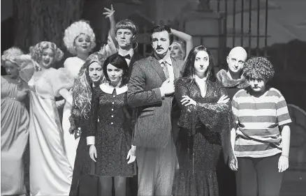  ?? SPECIAL TO THE ST. CATHARINES STANDARD ?? The cast of Laura Secord’s production of the cult classic “The Addams Family.”