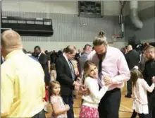  ?? JOHN ARMATO — FOR DIGITAL FIRST MEDIA ?? The Father Daughter Dance at Pottstown Middle School.