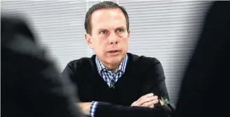  ?? GABRIELA BILO/ESTADÃO–11/9/2018 ?? Desafio. O governador eleito de São Paulo, João Doria, terá de recompor quadros da polícia