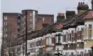  ??  ?? The Newham street where 21 Savage was living at birth, according to a copy of a British birth certificat­e. Photograph: Toby Melville/Reuters