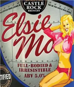  ??  ?? Pin-up style: The Elsie Mo label, with display of cleavage