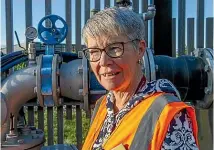  ?? STACY SQUIRES/ STUFF ?? Christchur­ch City Council water supply programme manager Helen Beaumont says unless people cut back on water use, work on upgrading the city’s wells will slow.