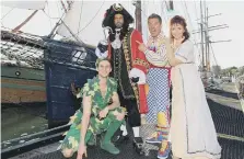  ??  ?? The cast of high-flying pantomime adventure Peter Pan, who will be at Sunderland Empire Theatre from December.