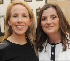  ??  ?? Sarah McCann and Aileen Carrie at the World premier screening of Turtles &amp; Hares: Team Carrie Marathon Runners