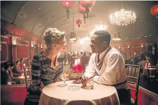  ??  ?? DINNER POLITICS: Rosamund Pike and David Oyelowo as Ruth and Seretse Khama in ‘A United Kingdom’