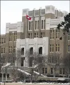  ?? DISPATCH ?? STEVE STEPHENS Central High School still serves as a public school in Little Rock, Ark.