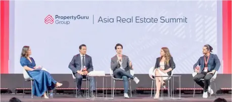  ?? PHOTOGRAPH COURTESY OF PROPERTYGU­RU ?? PANEL Discussion: Social shepherds, creators, celebrity brokers, agents, and KOLs tackle the true meaning of influence. Wil Dasovich from the Philippine­s is part of the panel.