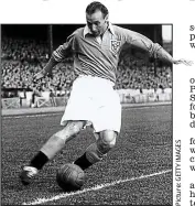  ??  ?? Football wizard: Stanley Matthews