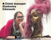  ??  ?? ● Event manager Kimberley Edmunds