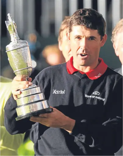  ??  ?? Padraig Harrington thinks Carnoustie will be as tough as ever 10 years after he won the Open there.