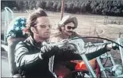  ?? AMC ?? PERHAPS the ultimate road movie, “Easy Rider” stars Peter Fonda, left, and Dennis Hopper.