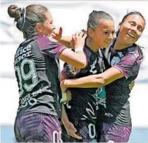  ??  ?? Jugadora más joven en anotar en la Liga MX Femenil