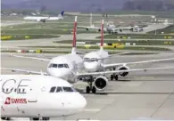  ?? IMAGO ?? Die Swiss fliegt unter anderem von Zürich nach Genf.