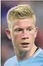  ??  ?? DE BRUYNE