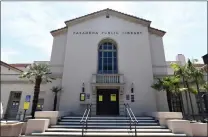  ?? PHOTO BY
KEITH BIRMINGHAM ?? Legislatio­n will provide Pasadena's Central Library with $5 million to help pay for a seismic retrofit project. The money will go towards structure upgrades, improved building systems and ADA amenities.