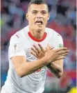  ??  ?? Politisch und bedenklich – Der Jubel von Granit Xhaka und die Vorfälle um Jimmy Durmaz prägten die WM.