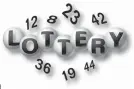  ??  ?? : NOTE ALL LOTTERY NUMBERS ARE UNOFFICIAL UNTIL VERIFIED