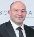  ??  ?? Circus: rugby star Rory Best