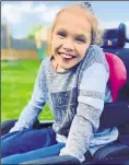  ?? ?? Teagan Appleby, 12, has a rare genetic condition