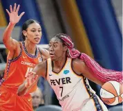  ?? ?? The WNBA is using some fresh faces in its Player Marketing Agreement cohort this season, including the Indiana Fever’s Aliyah Boston.