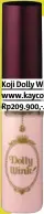  ??  ?? koji Dolly Wink eyelash Fix, www.kaycollect­ion.com, rp209.900,-.