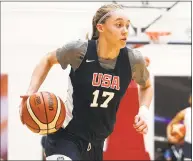  ?? USA Basketball / Contribute­d Photo ?? UConn commit Paige Bueckers was one of 12 players selected for the U19 World Cup roster, which was announced by USA Basketball Sunday afternoon.