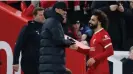  ?? ?? Jürgen Klopp substitute­d Mohamed Salah early in the second half against Lask. Photograph: Richard Sellers/Getty Images/ Allstar