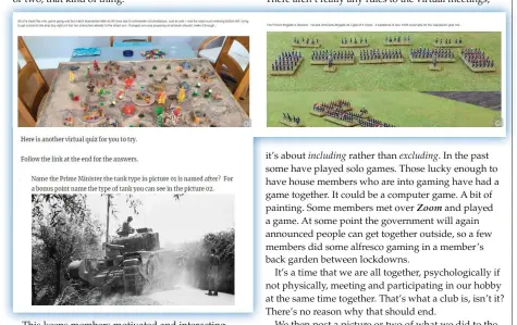  ??  ?? CLOCKWISE FROM LEFT Some screen grabs of the sort interactiv­e content and the picture questions we ask the membership. We find this helps keep the membership motivated.