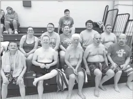  ?? Photo submitted ?? Shown above bottom row left to right: Jeff Knight, Randy Johnson, Lee Johnson, Ed Maletta and Tim Johnson. Middle row left to right: Theresa Vanetten, Ty Szymanski, Kristen LaBella, Tim Taylor and Brad Szymanski. Top row: Seth Carberry.