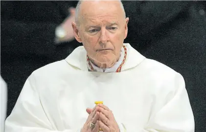  ?? AFP ?? En la mira. El cardenal norteameri­cano Theodore McCarrick, en una foto tomada en abril de 2005.