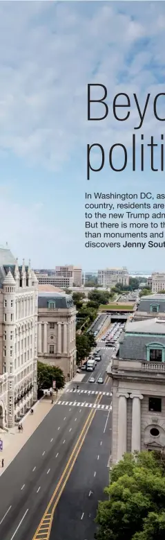  ??  ?? Left: Trump hotel in the Old Post Office Above: its lobby lounge