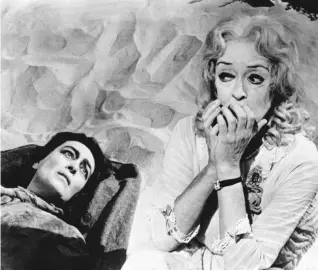  ??  ?? Top: Shocking scenes in West Side Story. Bottom: Bette Davis and Joan Crawford in What Ever Happened To Baby Jane?.