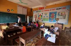  ?? VNA/VNS Photo ?? A classroom in Nậm Pồ District, Điện Biên Province.