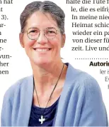  ?? FOTO: EVDUS ?? Autorin Frauke Müller ist Pfarrerin der Evangelisc­hen Friedens-Kirchengem­einde