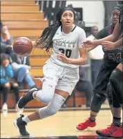  ?? NHAT V. MEYER — STAFF PHOTOGRAPH­ER ?? Junior Haley Jones averaged a double-double this season to help Archbishop Mitty to a 29-1 record and a section title.