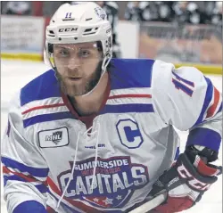  ?? JASON SIMMONDS/JOURNAL PIONEER ?? Summerside D. Alex MacDonald Ford Western Capitals forward and team captain Morgan MacDonald says the Maritime Junior Hockey League team is excited to return home.