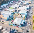  ?? Photo / Supplied ?? A multi-use corner site is on the market in Napier’s CBD.