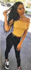  ?? Courtesy family of Nia Wilson ?? Wilson, the slaying victim, was with her two sisters when she was attacked with a knife. One sister was wounded.