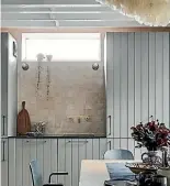  ?? IMPERFECT INTERIORS ?? Shiplap can be used on kitchen cupboards.